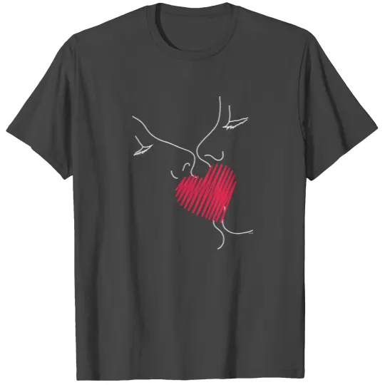 Kiss Valentine Love Sexy T Shirts