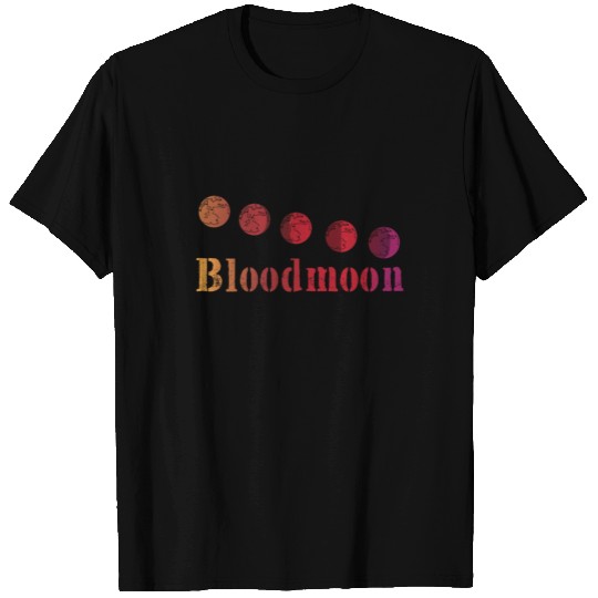Blood Moon Moon Night Gift Space Planet T Shirts