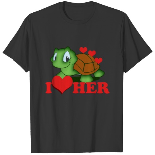 I love her turtle. T Shirts