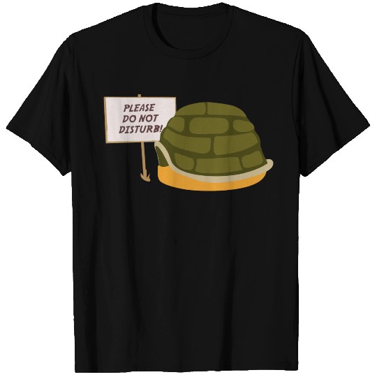 Do Not Disturb Turtle Sleeping T Shirts