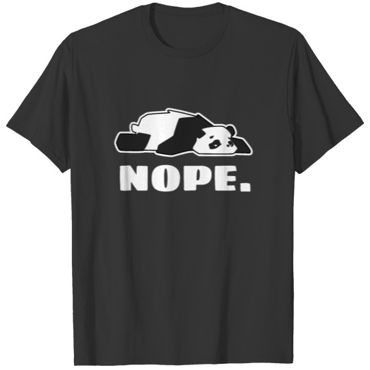 Funny Nope Panda T-shirt
