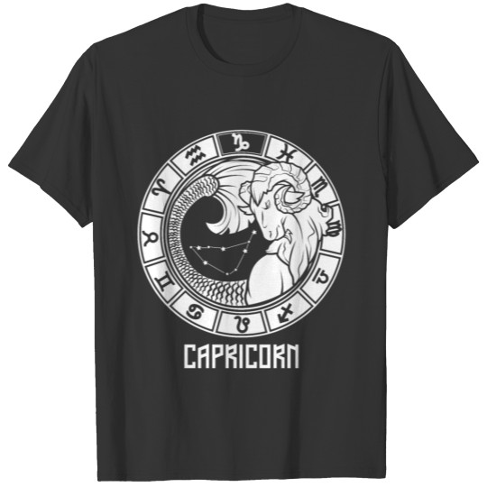 Capricorn Zodiac Sign - December & January Bday T-shirt