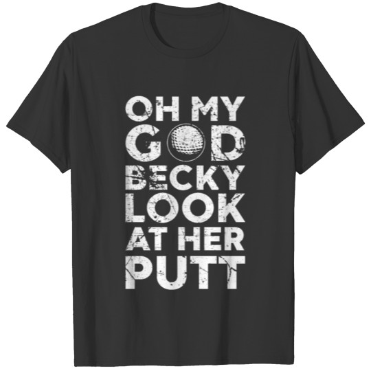 Golf Green Lawn Professional Putting Coach Field T Shirts