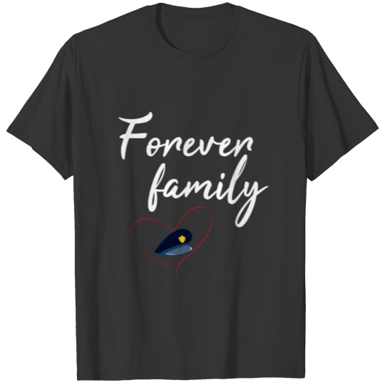 Forever Officers Family Design T-shirt
