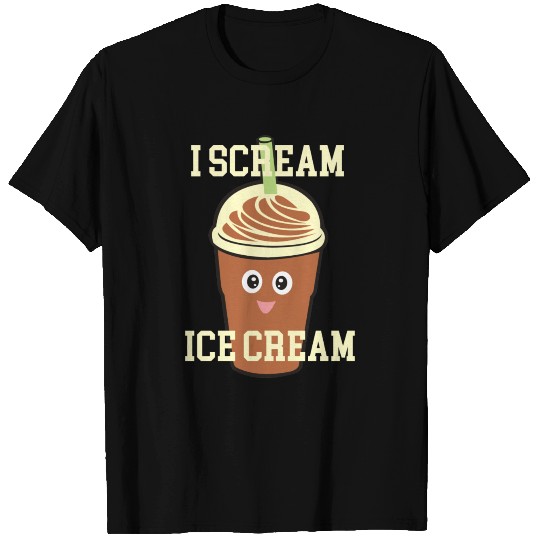 scream ice cream T Shirts