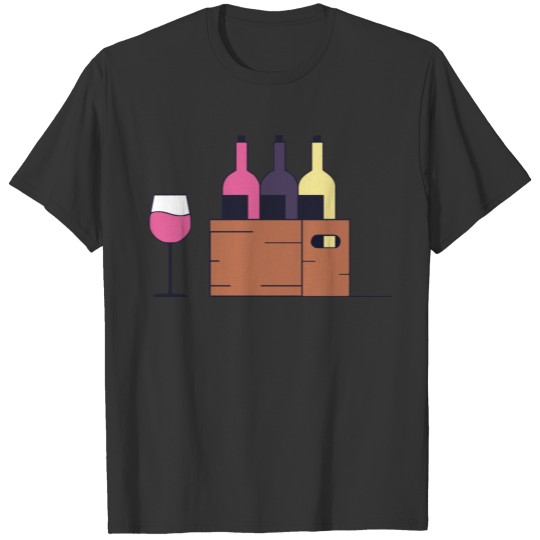 three bottles of drink T-shirt