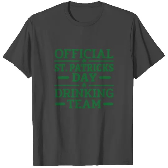 St. Patricks Day Drinking Team Shenanigans Ireland T Shirts
