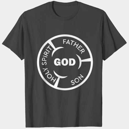 Father, Son, Holy Spirit Trinity Circle T Shirts