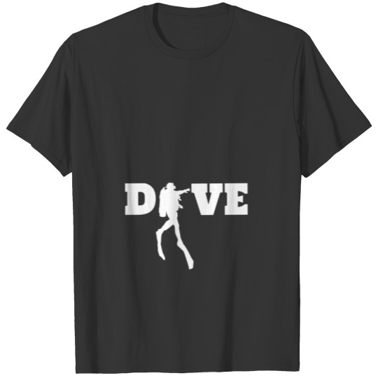 Diver Diving Diving Suit Sport T-Shirt T-shirt