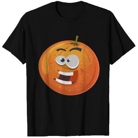 Orange Fruit Character T Shirts