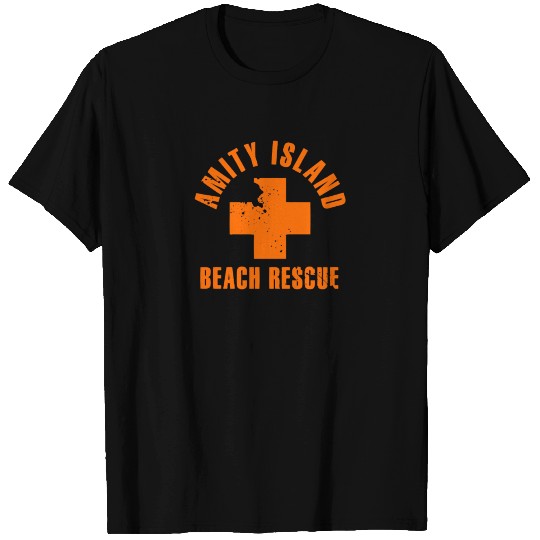 Amity Island Beach Rescue T Shirts