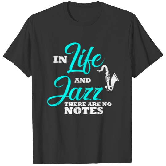 Musical Instrument Saxophone Jazz Sheet Music Band T-shirt