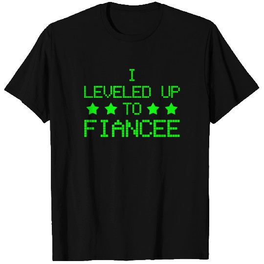 Leveled Up Women Engagement T Shirts