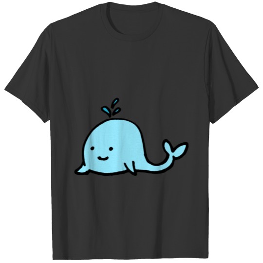 whale cute animal sweet T Shirts
