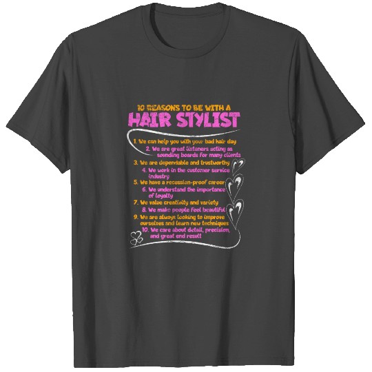 Hair Stylist Funny Quote Gift Barber Snipper T Shirts