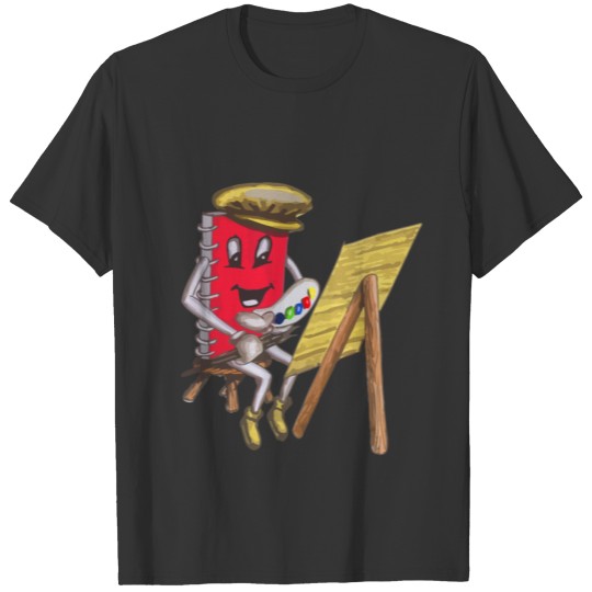 Sticky Note Block Art Draw Painting Funny T Shirts