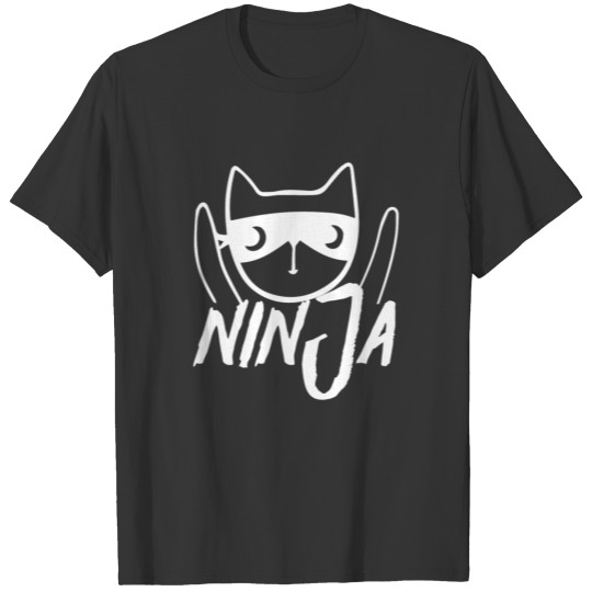 Cat Ninja. Cat design. Tshirt with cat. Kitty. T-shirt
