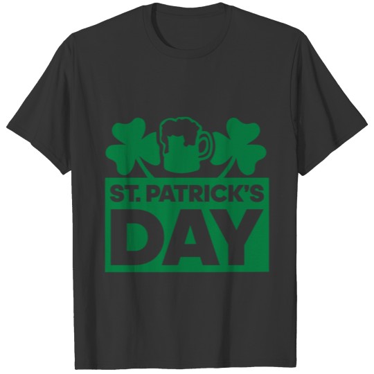 St. Patrick´s Day T-Shirt - beer mug simple design T-shirt