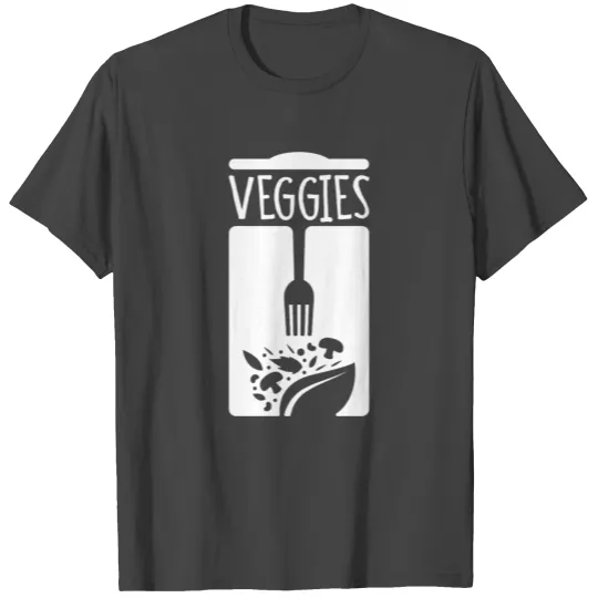 Vegetarian Vegetable White Cool Gift T Shirts