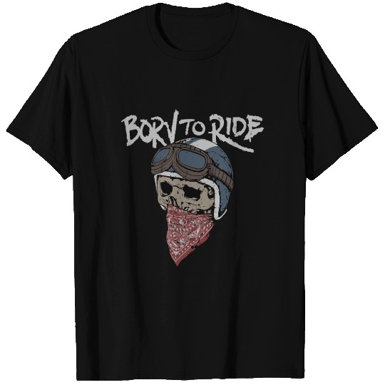 Biker Chopper Born to Ride free T Shirts
