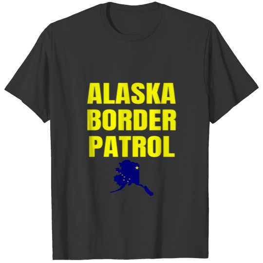 Alaska Border Patrol Thin Green Line Men Women T-shirt