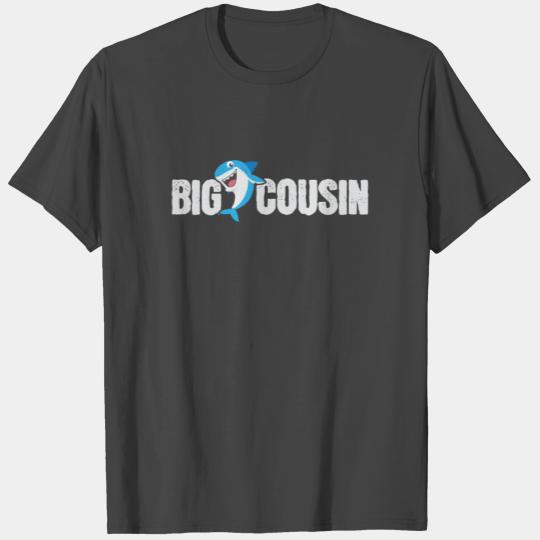 Big Cousin Shark Baby Announcement T Shirts