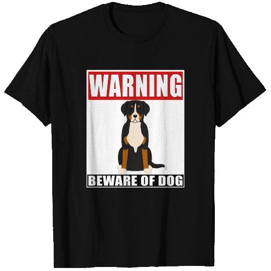 Warning Grosser Schweizer Sennenhund Beware Of Dog T Shirts
