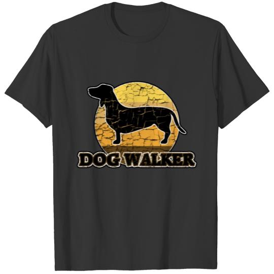 Dog Walk Dachshund Wiener Dog Owner Dog Gift T-shirt
