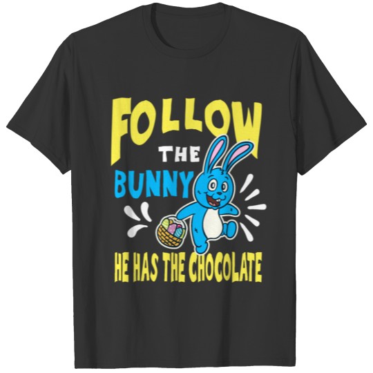 Easterbunny Chocolate Eggs Floppy Ears Easter T Shirts