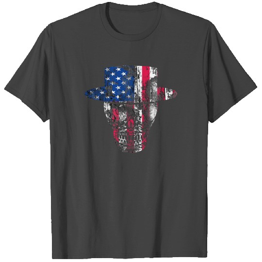 Heisenberg USA Flag Design Stars and Stripes T Shirts