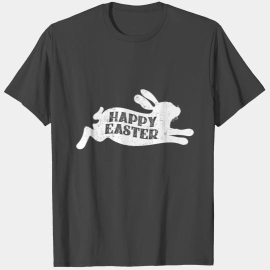Happy Easter Cute Running Bunny Design Gift Idea  T Shirts
