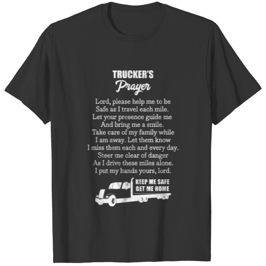 Truckers Prayer Truck Driver Gift For Men And T Shirts