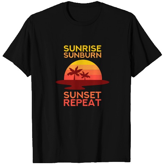 BEACH / NAUTICAL GIFT: Sunrise Sunburn Sunset T Shirts