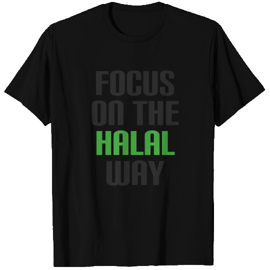 Focus on HALAL Helal Islam T Shirts