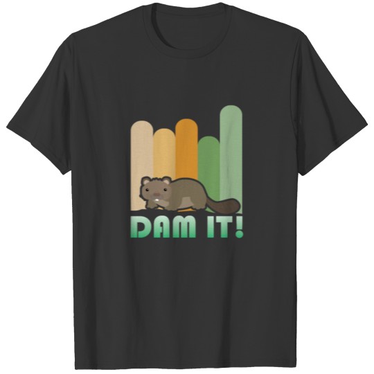 Beaver animal welfare water dam rodent gift T-shirt