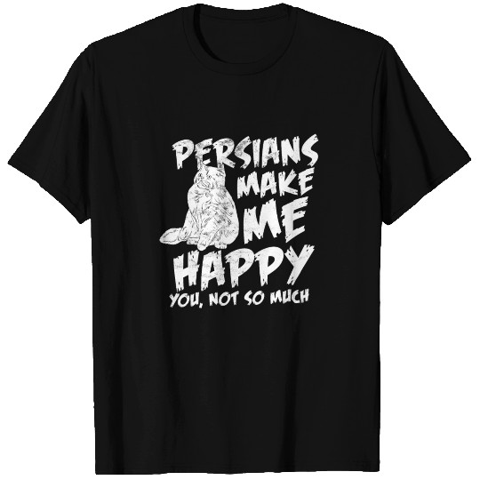 Persian Cat Happiness T Shirts