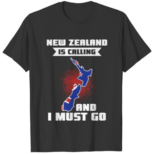 New Zealand Country Map T-shirt
