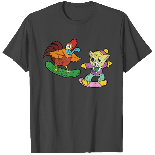 Snowboarding Snowboarder Retro Vintage Grunge T Shirts