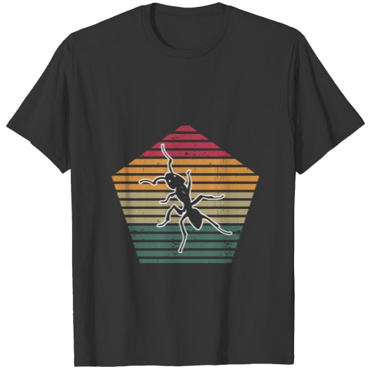 Ant Insect Worker Animal Nature Retro Gift T-shirt