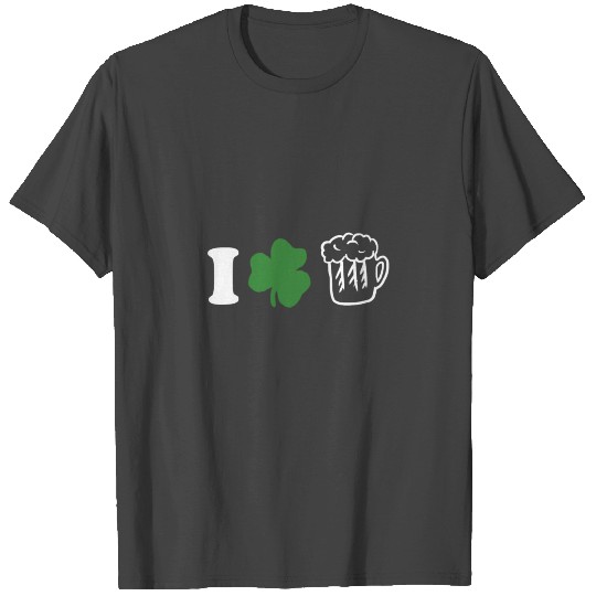 St Patricks Day I Love Beer Irish Ireland Gift T Shirts