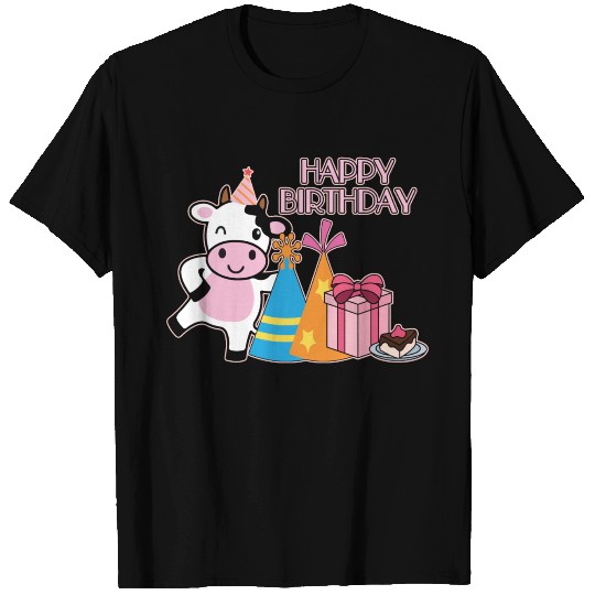 Birthday cow T Shirts