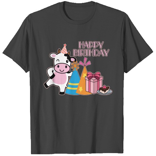 Birthday cow T Shirts