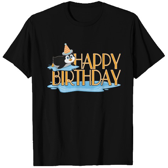 Birthday Penguin T Shirts
