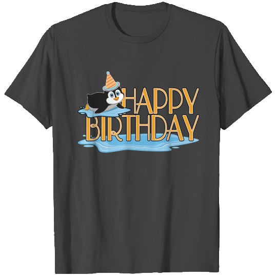 Birthday Penguin T Shirts