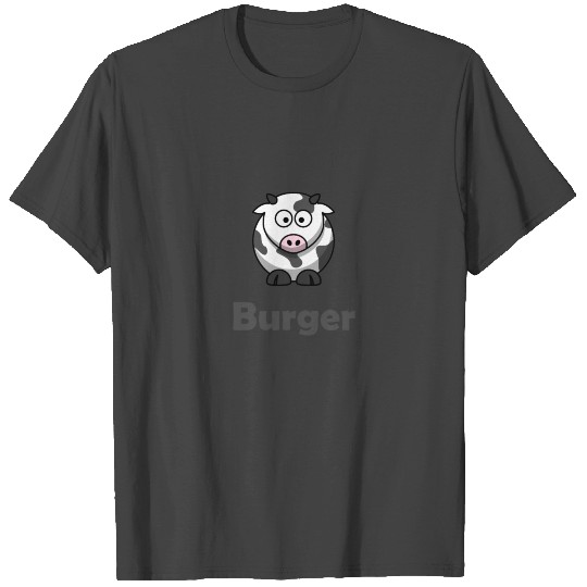 Burger Cow Cattle T Shirts