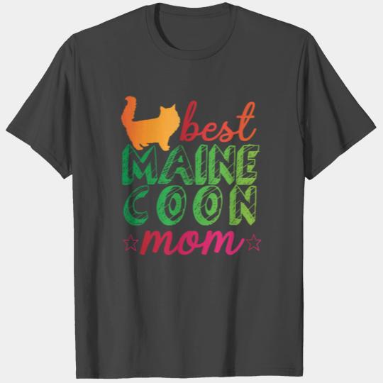 Best Maine Coon Mom Cat Mother Pride Lover T Shirts