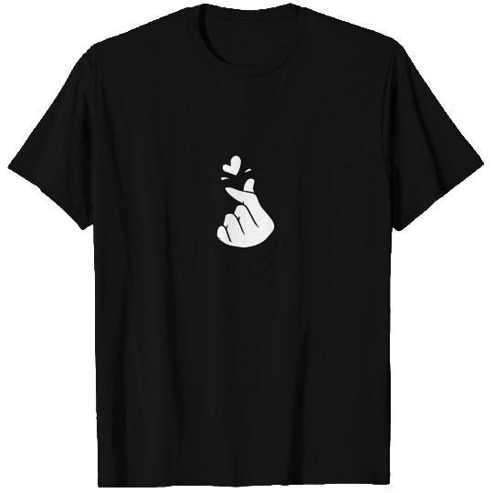 Korean love sign T Shirts