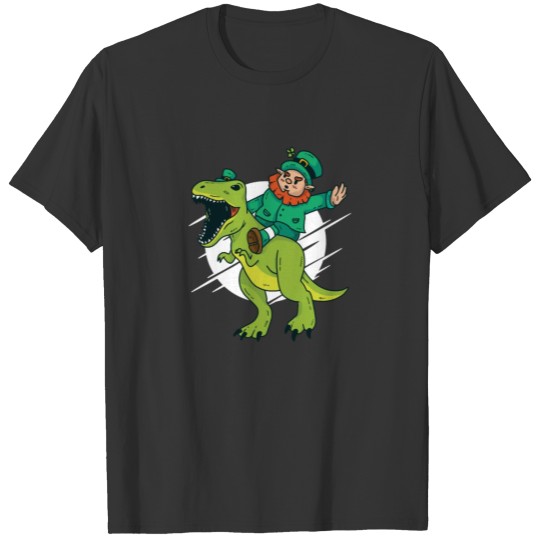 St Patricks Day Dino T-shirt
