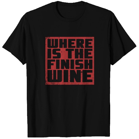 Wine Running sport T Shirts