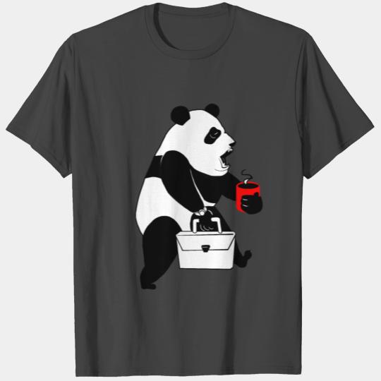 Coffee Big Panda Bear Cappuccino Latte Gift T Shirts